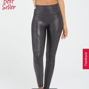 Spanx Moto Leggings (no tags, tried on nvr worn)